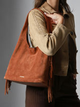 Sac Port paule Country Etrier Marron country ECOU154M-vue-porte