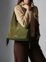 Sac Port paule Country Etrier Vert country ECOU154M-vue-porte