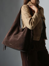 Sac Port paule Country Etrier Marron country ECOU154L-vue-porte
